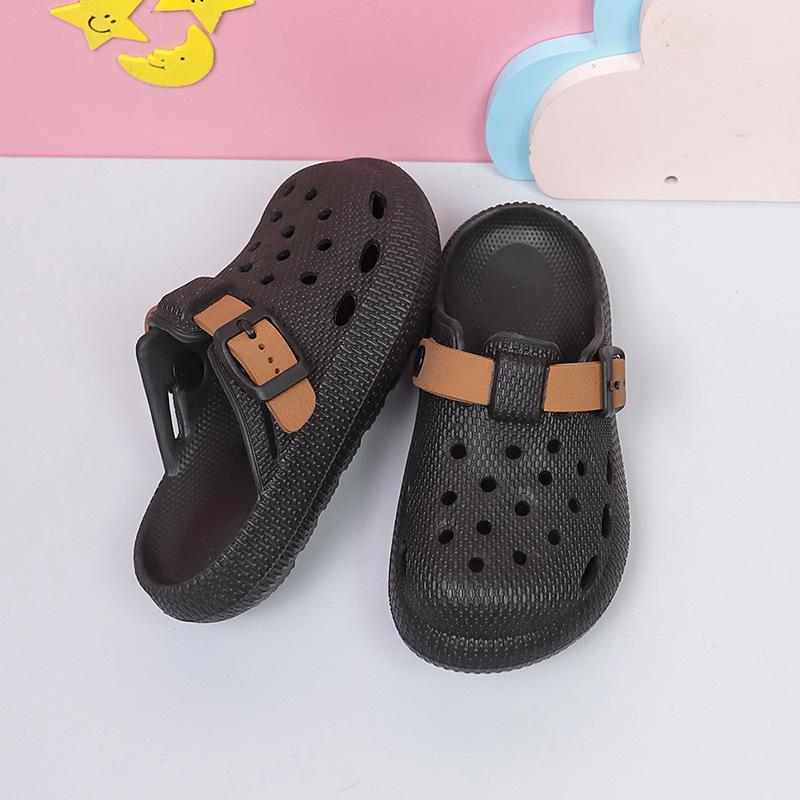 Yeni Yaz Çocuk Birkenstock Sandaletleri: Nefes Alabilir, Kaymaz, Cırt Cırtlı, Anaokulu ve Okul Kıyafetleri İçin Delikli