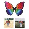 Livfull fjärilsformad vinge för barnutklädning Mjukt andningsbart nät Säkert för barnens kostymfester Scenföreställningar