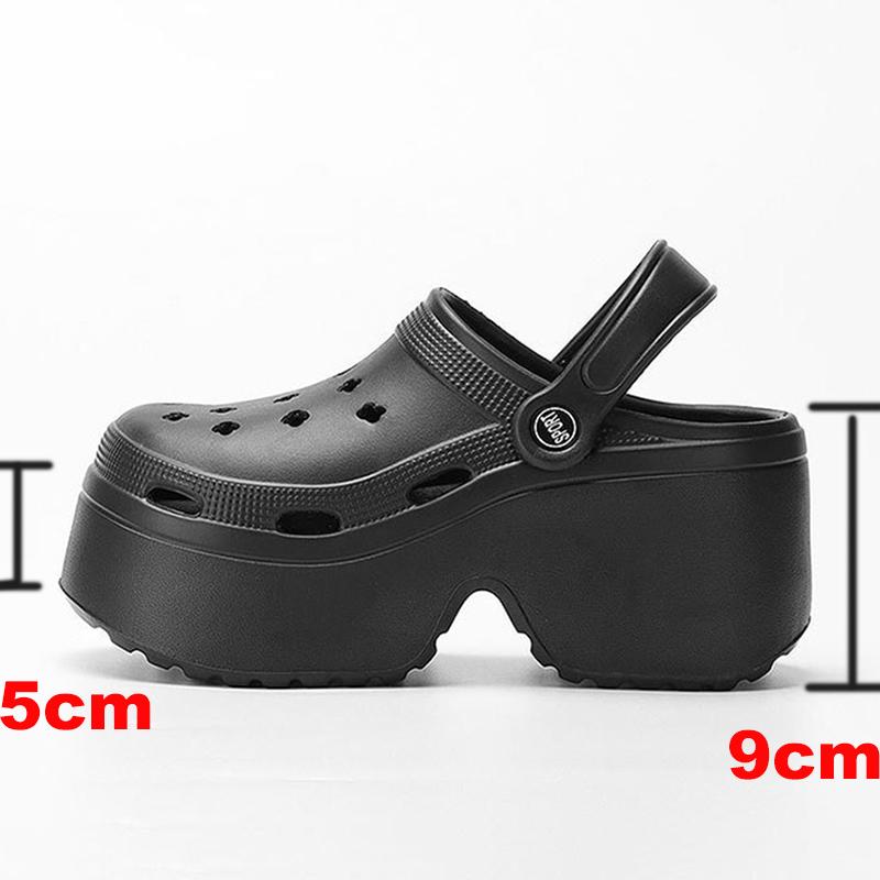 Lucyever 2024 Chunky Platform Clogs Sandals for Women Summer Outdoor Non Slip Beach Slippers Woman Eva Thick Bottom Sandles