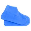 1 Pair Rain Shoe Cover Waterproof Thickened Silicone Lightweight Foldable Design Easy