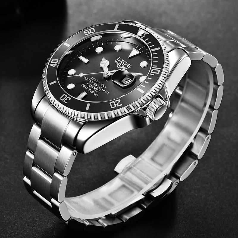 Mens Watches Fashion Military Sports Waterproof Men Quartz Wristwatch Top Brand Luxury Diver Watch Men Relogios Masculino