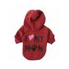 Dog Hoodie Warm Hooded Sweater Machine Washable Fleece Pet Pullover for Dogs, Young Cold