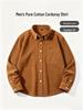 Men's Trendy Long-Sleeve Corduroy Shirt for Fall/Winter - Multi-color Casual Fashion