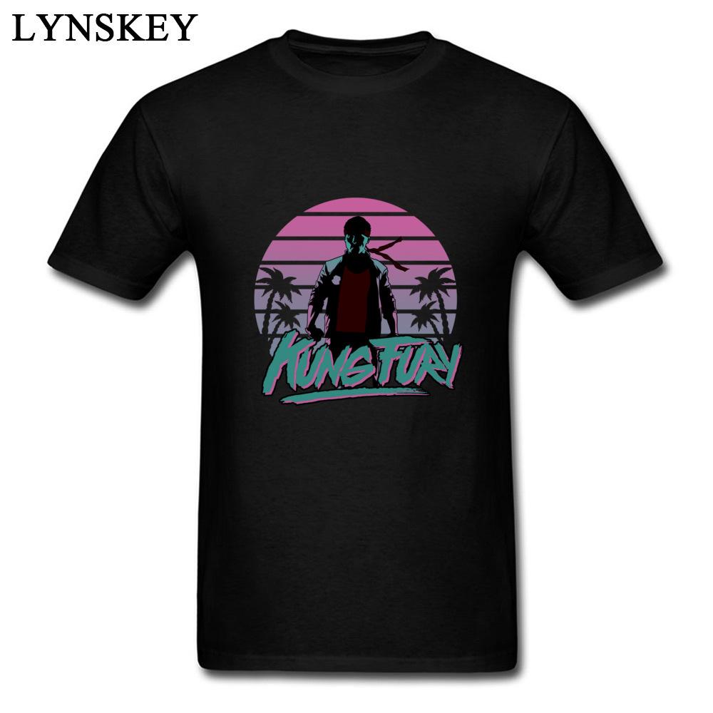 2018 New Film Movie T Shirts Kung Fury Unisexs Cool Tshirts Pure Cotton Round Collar Tees Shirts Hip Hop Street Sweatshirt