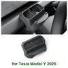 For New Tesla Model Y YL Juniper 2025 Model 3 Highland 2024 Steering Wheel Silicone SunGlasses Case Mobile Phone Holder Storage
