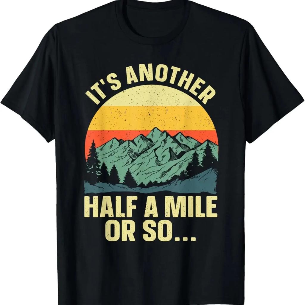 Hiking Art For Camping Backpacking Mountain Hiker T Shirt Vintage Stretched Fashion Graphic Casual Comfortable