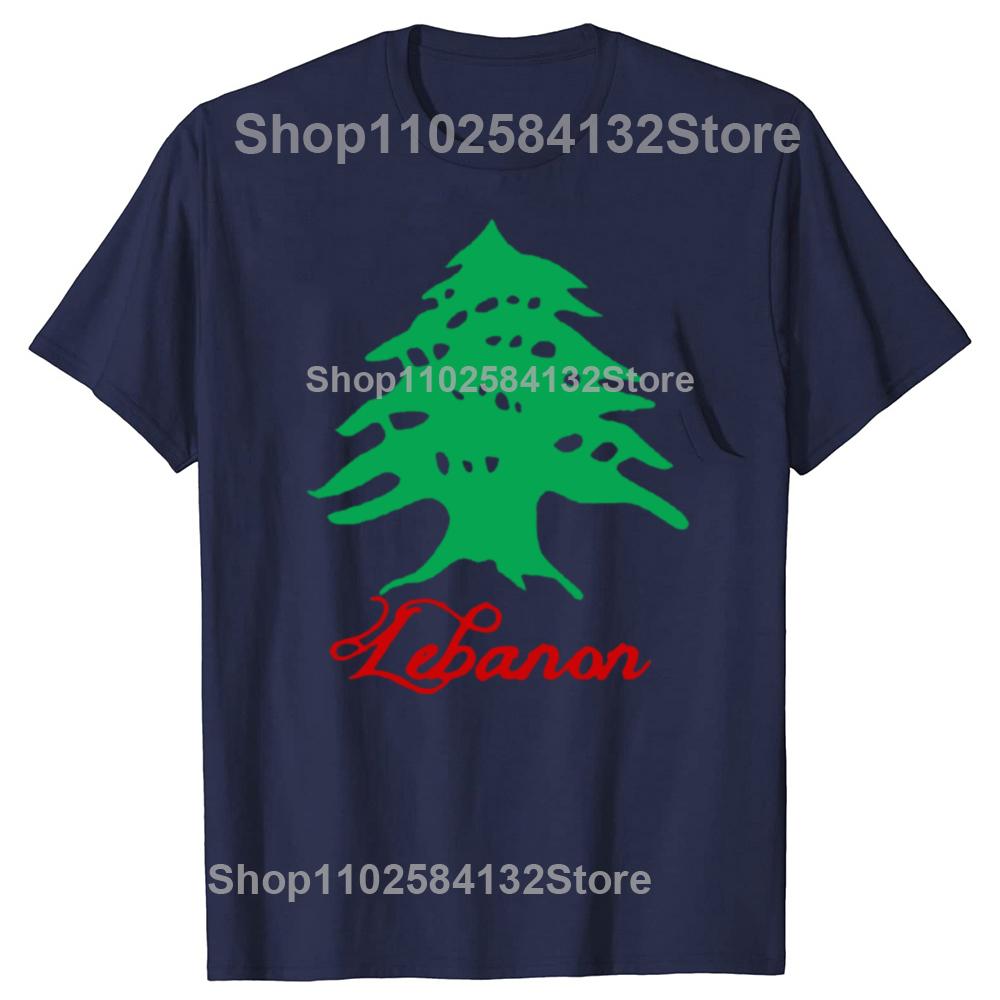 Funny Lebanon Flag Graphic Tshirts Men Womens Fashion Casual Tshirt 100 Cotton Loose Oversized Lebanese T Shirt