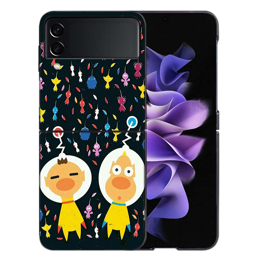 Game Pikmin 4 Coque For Samsung Z Flip7 6 Galaxy Case Shockproof Z Flip5 Z Flip3 4 5G Hard Cover Phone TPU PC Hard Funda