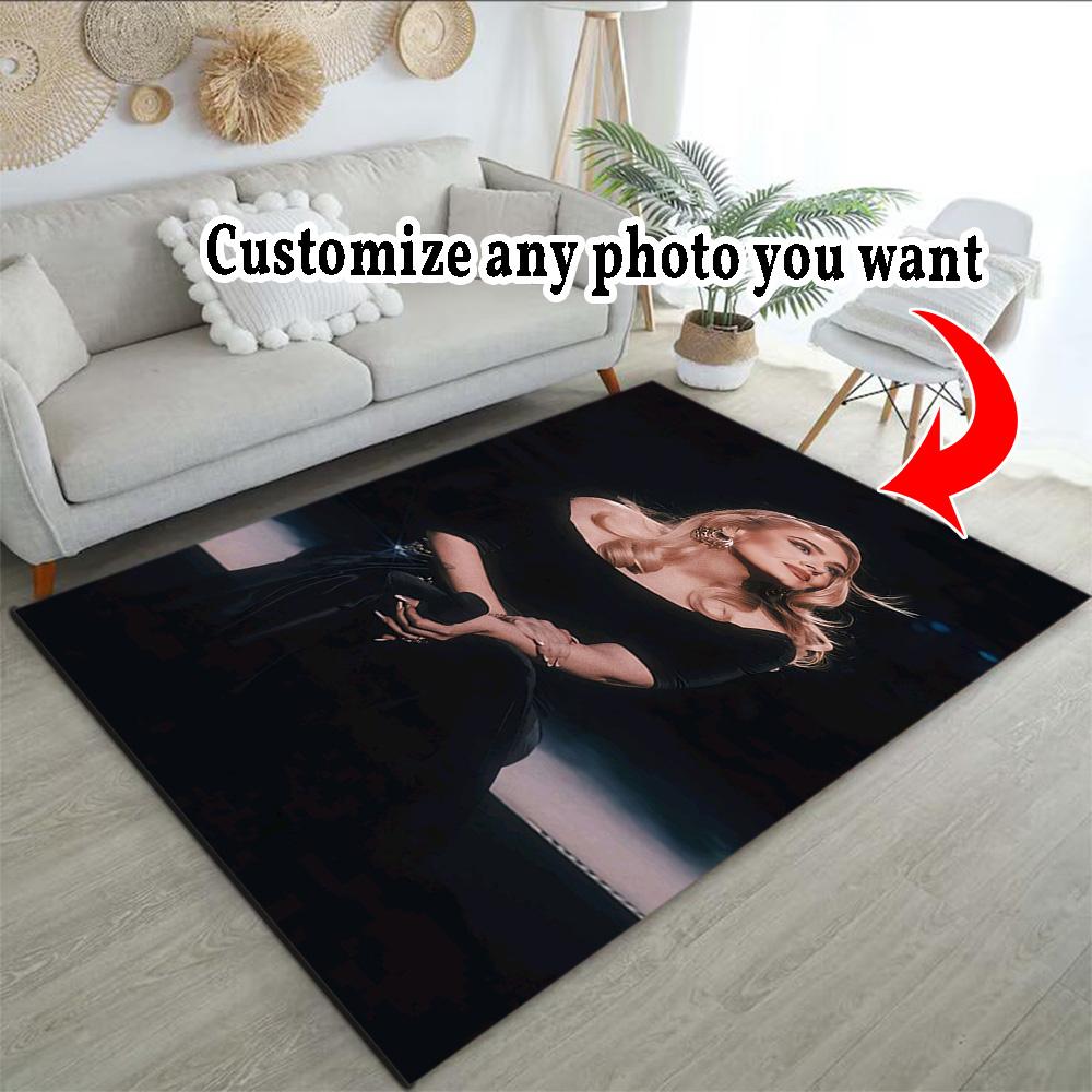 Customize Image Customize Picture Carpet Suitable for Outdoor Living Rooms Dining Room Decorate Room Anti-slip Rug Decorate Offices Wedding Party Gift