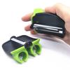 1/3pc Comfort Grip Stainless Steel Vegetable Peeler - Non-Slip Rubber Finger Grips, Manual Hand Peeler for Carrots, Pumpkins & More