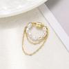 Magnet Pearl Tassel Ear Clip Trendy High-End No Ear Hole Ear Clip Personalized Fashionable Women's Chain Ear Bone Clip Jewelry