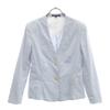 Made In Japan Striped Pattern No Color Jacket 2 Blue X White Women Used