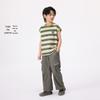 Boys' Striped Round Neck Tank Top