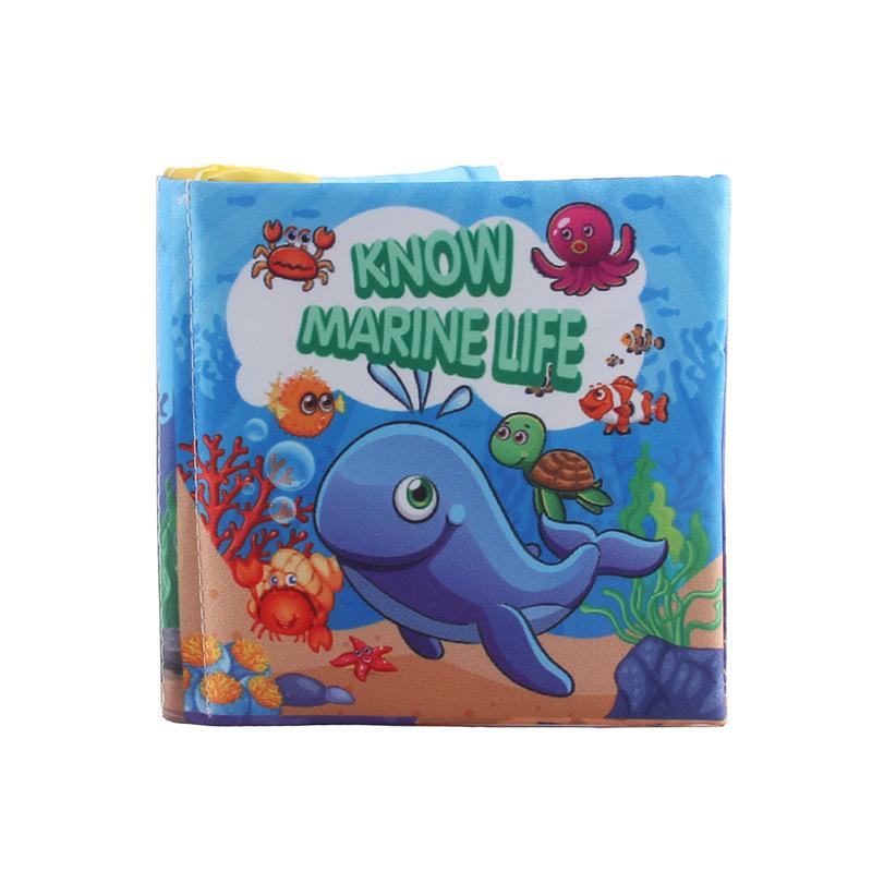 Resources Stereoscopic Baby Cloth Books Early Education Cognitive Toys, Forest Animals English Palm Books Baby Cloth Books