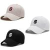 Season Spring S Letter Embroidery Baseball Cap Breathable Outdoor Hat Sunshade