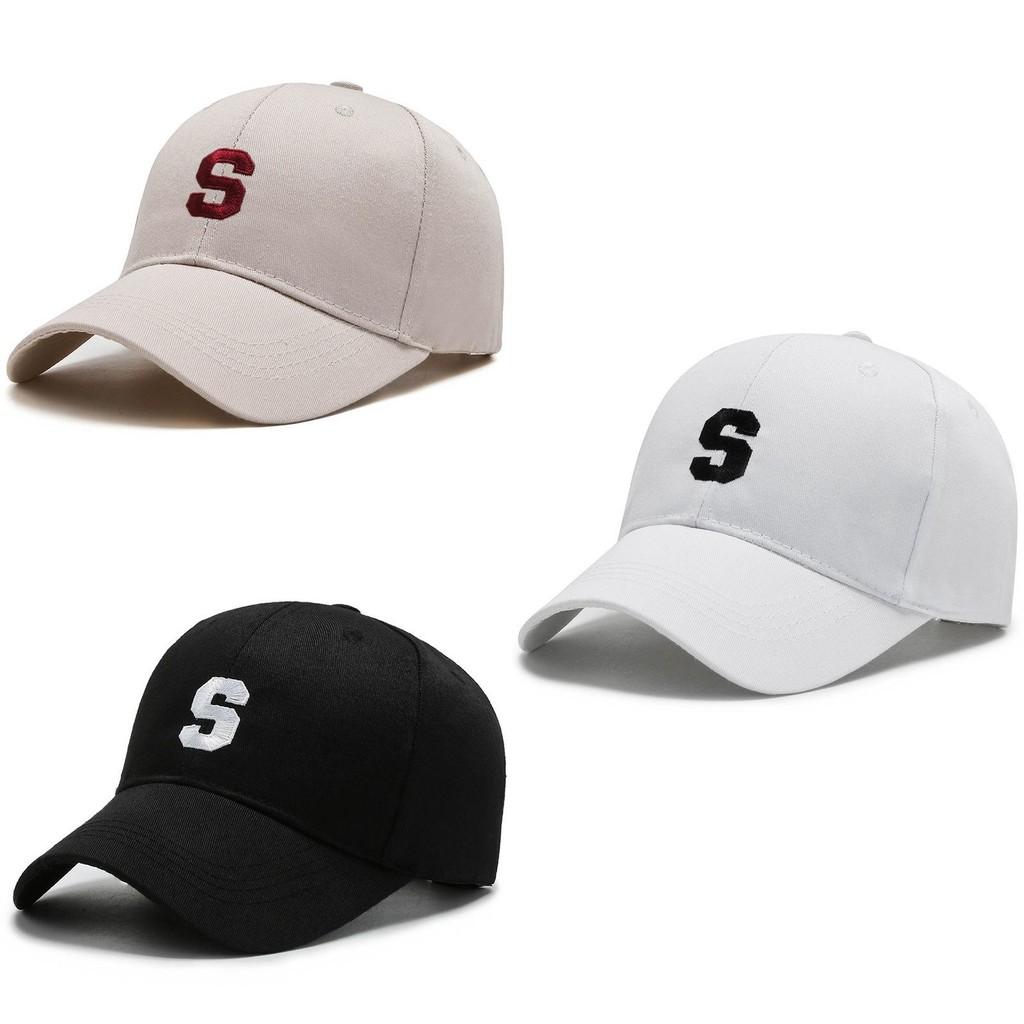 Season Spring S Letter Embroidery Baseball Cap Breathable Outdoor Hat Sunshade