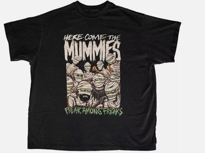 The Mummies, Ecco Arrivano I Mummies Maglietta Freak, nuova maglietta nera