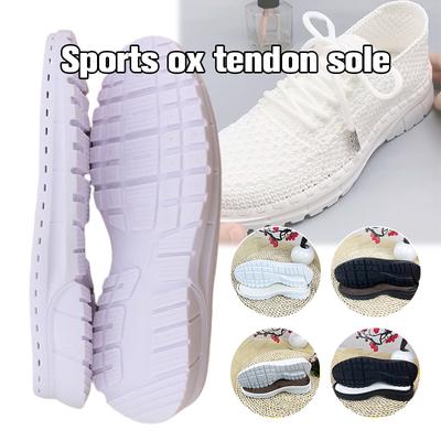 Sportschuhe Sehnensohlen Hohlfaden Wollschuhe Gehäkelte Haken Schuhe Hausschuh Gummischuh Sohle DIY Schuhsohlen Reparaturmaterialien