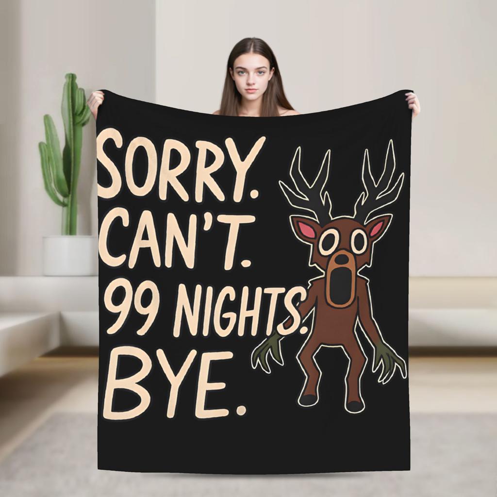 99 Nights in The Forest  Blankets Quality Warm Soft  Throw Blanket Winter Decorative Bedroom Graphic Bedspread