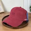 Fashion Hat new R standard ripped baseball cap children ins style retro pure cotton big head circumference versatile thin face cap men's leisure