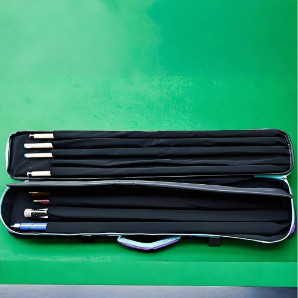 Hard Shell Oxford Cue Case Protection Travel Sports Accessory Bag for Billiards