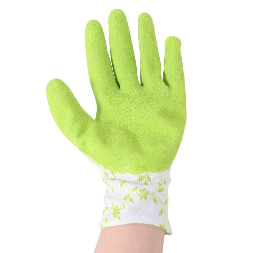 3Pairs Breathable Latex Foam Gloves Comfortable Working Glove Durable Gardening Gloves  For Women