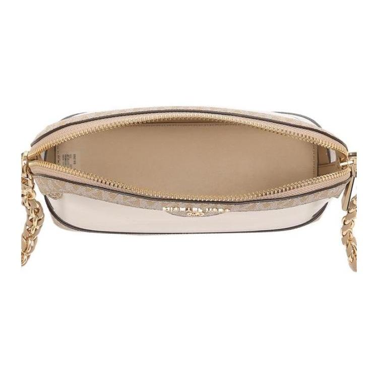 New MICHAEL KORS Jet Set Dome Bag, Crossbody Bag, Shoulder Bag Women's Camel 32T1GT9C3P-222