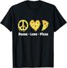 Funny Peace Love Pizza Saying, Gift Idea T-Shirt