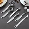 Stainless Steel Measuring Spoons Set Coffee Scoop Kitchen Baking Measuring Tools for Home