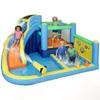 Castelo Insuflável Saltitante com Soprador 8 em 1, Parque Aquático, Escorregador, Trampolim, Piscina de Bolas, Oxford, Multicolor