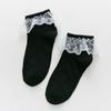 Soft Comfortable Women Ruffle Lace Lolita Princess Socks Frilly Short Socks Ankle Socks