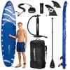 Inflatable SUP Board - SPRINGOS - Aquaget 350 Cm - DWF Dropstitch Construction - Non-slip EVA Surface - 3 Fins