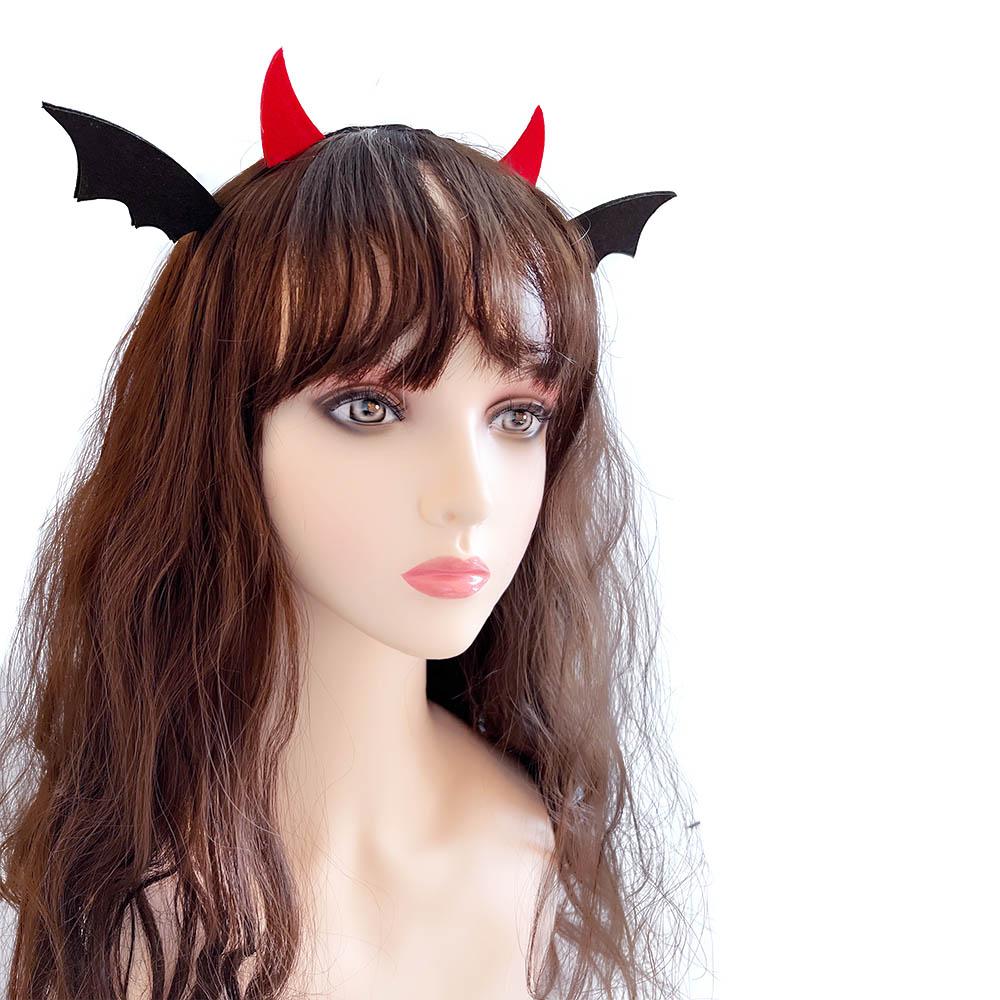 Devil Wing Halloween Party Non-slip Spider Halloween Hairbands Halloween Headband Women Hair Hoop