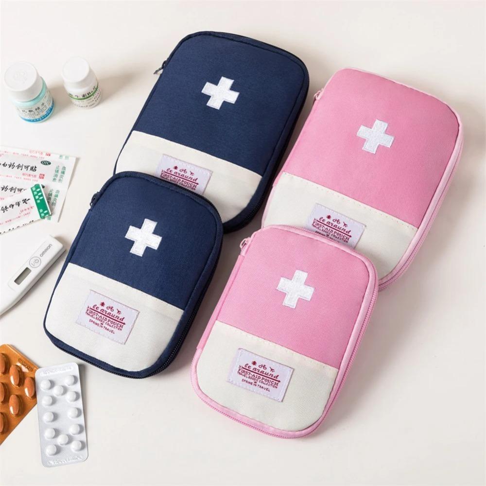 Travel Outdoor Camping First Aid Medical Kit Portable Emergency Medicine Storage Bag Mini EDC Organizer Pill Pouch