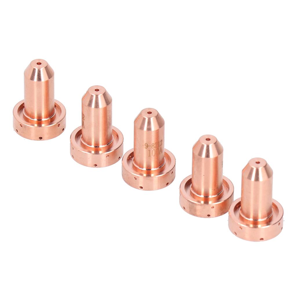 5Pcs Plasma Cutter Nozzle Copper Corrosion Resistant Torch Welding Accessories 9 8212