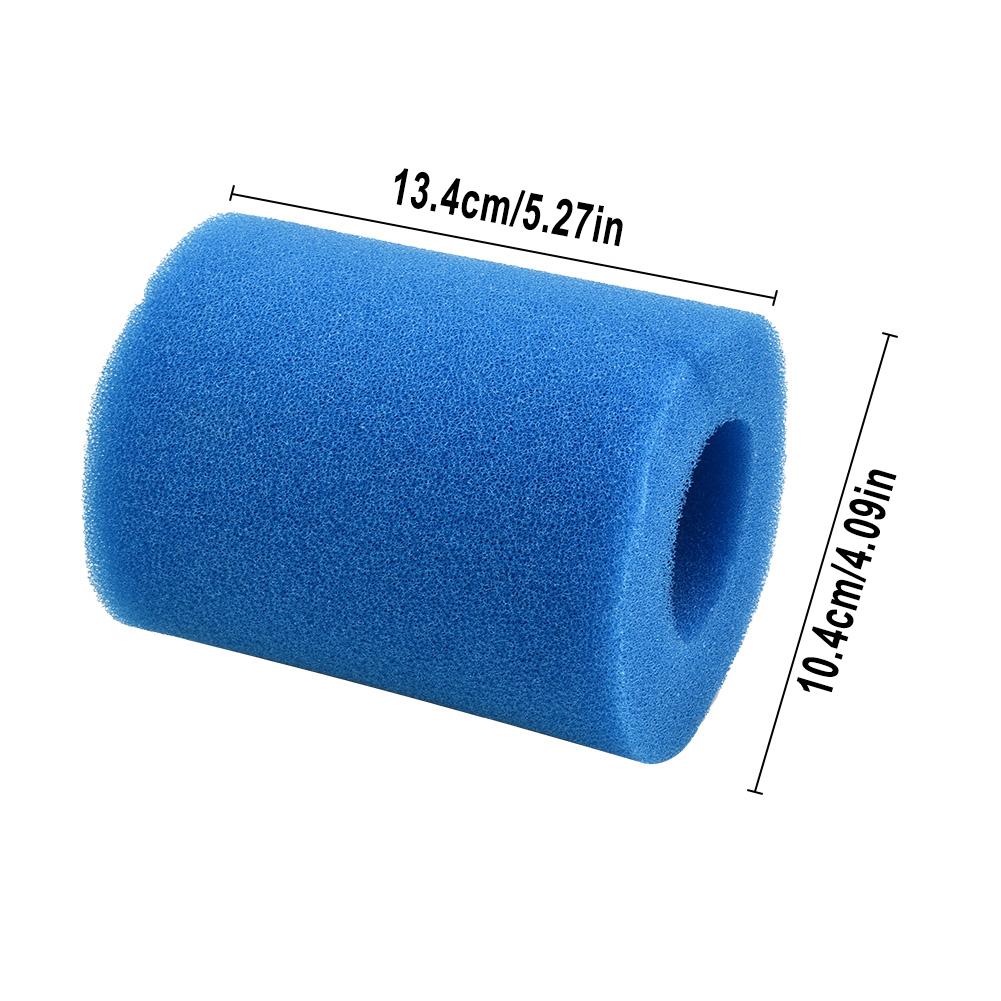 Para Filtro de Piscina Tipo II Cartucho de Espuma Lavable Reutilizable Compatible con Caudales de 58094 y 530-800 GPH