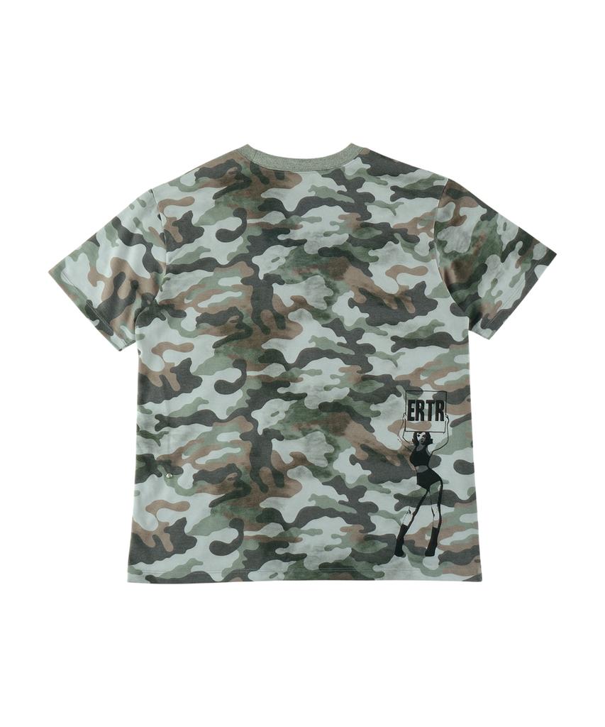 Ialtial Star Picket Girl T-Shirt Camo