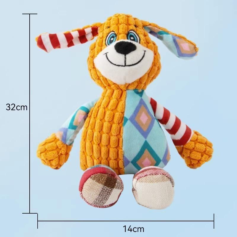 Pet Doll Dog Voice Plush Toy Companionship Training Soothing Cat Teddy Small and Medium Dog Molar