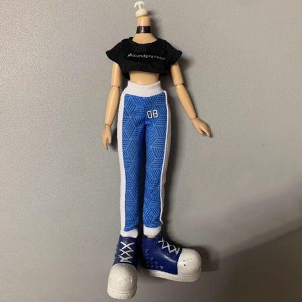 Kids Toys Doll Outfit Skirt Fashion T-shirt Pants Doll Dresses Clothes for 1/6 BJD 27~28cm Doll