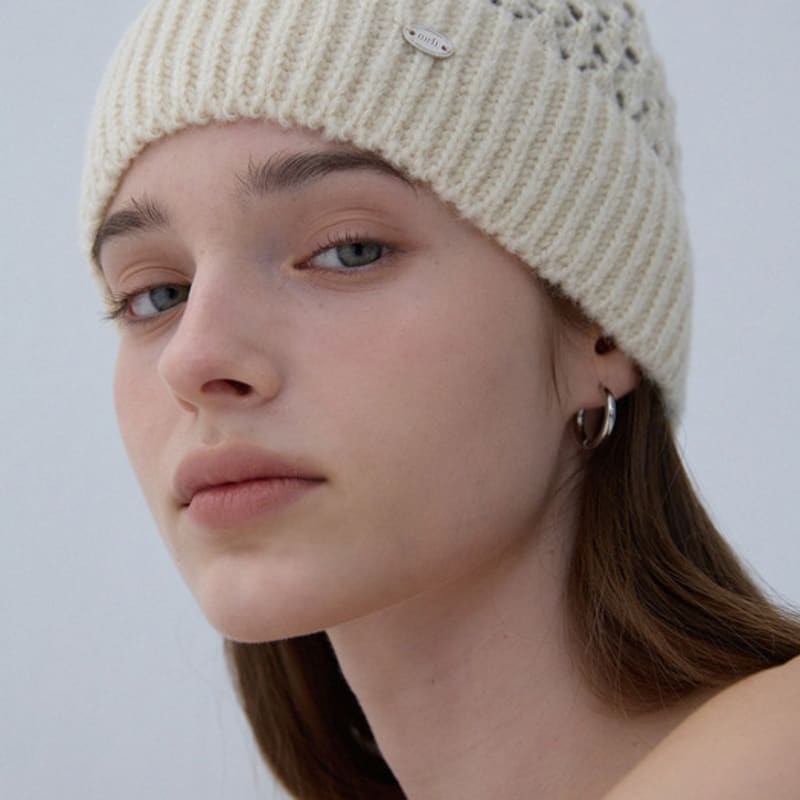

Marchen Crochet beanie_4color deep brown