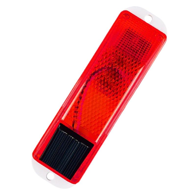 Solar-Powered Flashing Traffic Warning Light