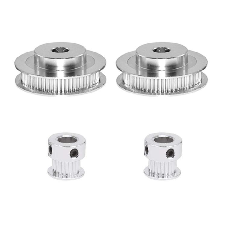 Timing Belt Pulley Kit GT2 60 Teeth 20 Teeth Reduction Belt Width 6mm Bore 5mm
