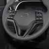 For Hyundai Tucson 3th 2016 2017 2018 2019 ABS Carbon Fiber Car Steering Wheel Sequin Cover Interior Decoration Trim Accessories