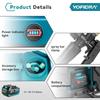 Yofidra Spruzzatore Elettrico 20L Alta Capacità Zaino Spruzzatore per Prato e Giardino Strumenti Elettrici Per Batteria Makita 21V Pin