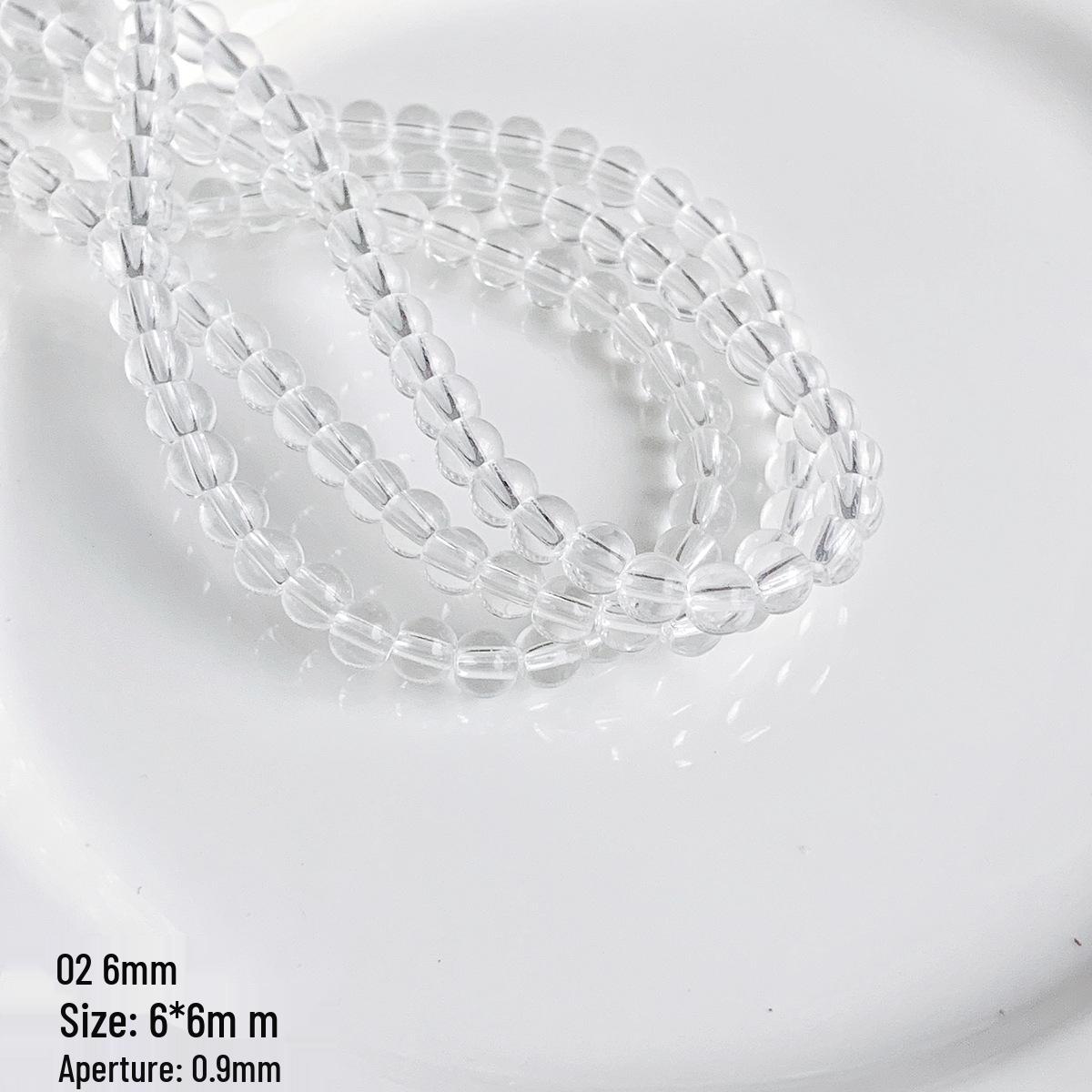 

Прозрачные стеклянные круглые бусины высокой прозрачности для изготовления ювелирных изделий своими руками: Серьги, Браслеты и Ожерелья.