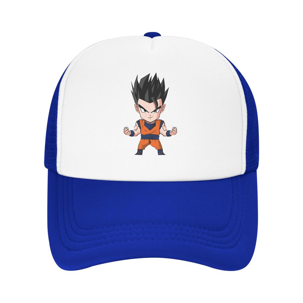 Dragon Ball Gohan Trucker Cap Unisex Vintage Saiyan Dbz Dad Hat Trucker Worker Cap Sports Cap Adjustable Snapback Caps Baseball Cap