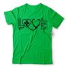 Nurse Doctor Medical LOVE Sign Student T-shirt Stethoscope Pattern Unisex T Shirt Men Women Fashion Crewneck Cotton Tee Tops