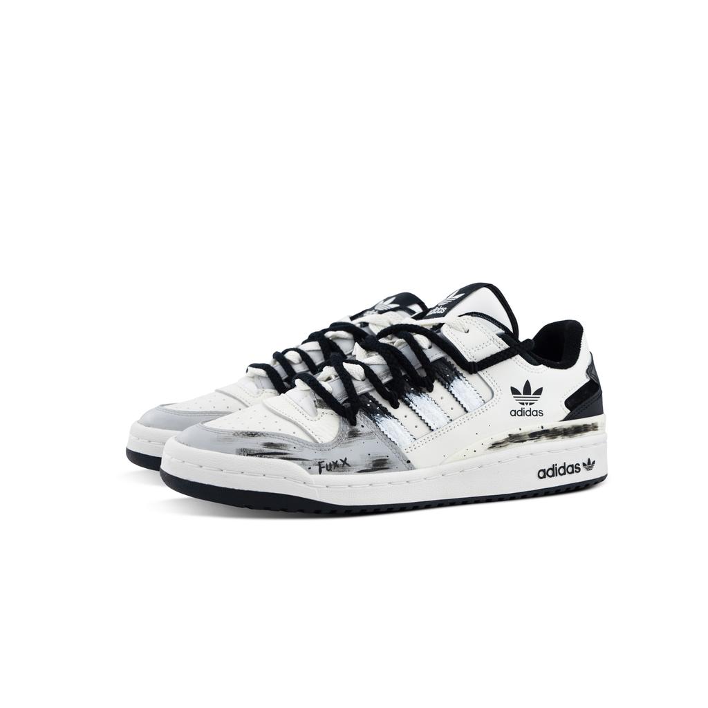 Adidas Originals FORUM Low Cl Low top Skateboard Shoes Unisex Black White IH7830(Team1149-)