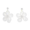 Ingemark Exquisite Elegante Imitation Perlen Netz Blume Hängende Ohrringe Damen Romantisch Minimalistisch Piercing Wed Braut Neuer Schmuck