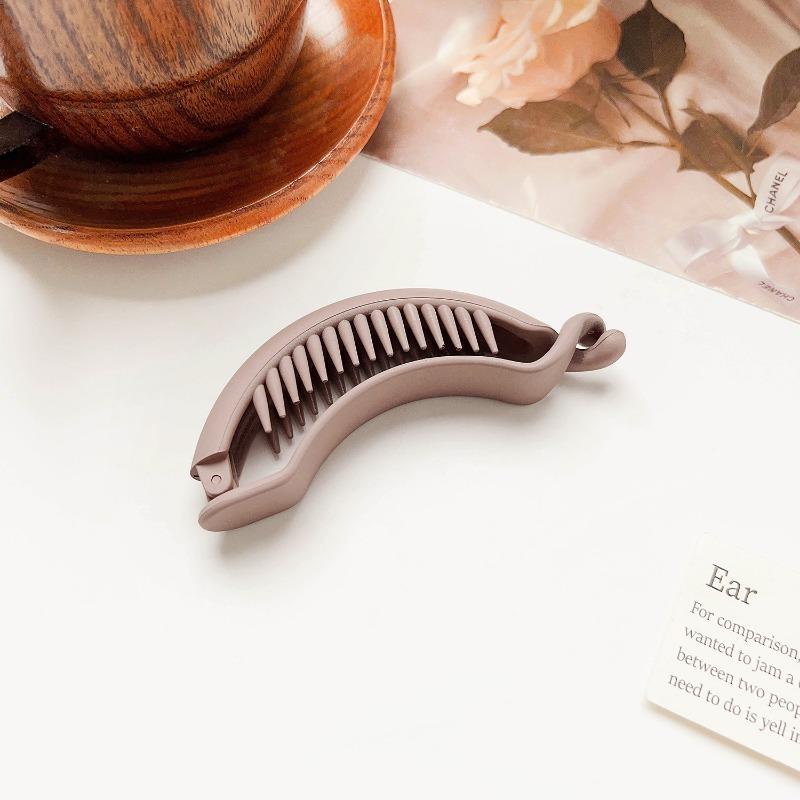 High-end Oval Duck ClipElegant Hair Clip Ponytail Buckle Clip Updo Grappling Clip and Hair Accessory